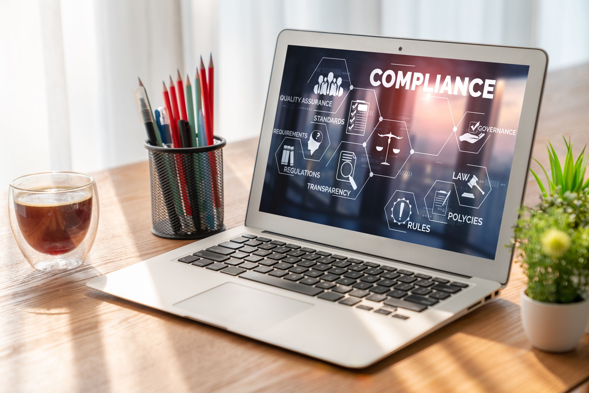 Compliance system for modish online corporate business